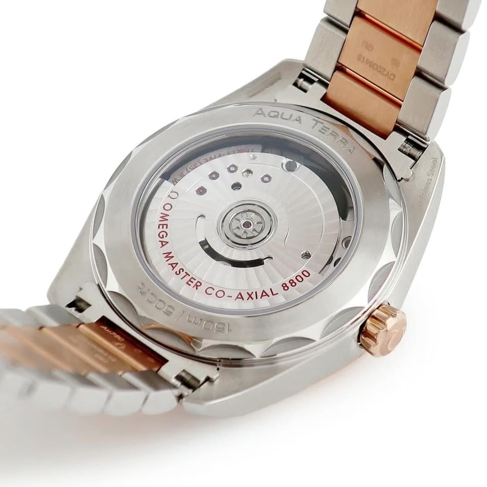 Omega Seamaster Aqua Terra Watches 220.20.38.20.56.002 Seamaster Aqua Terra 150 M Like new K18 RG x Stainless Steel combination Original factory diamond
