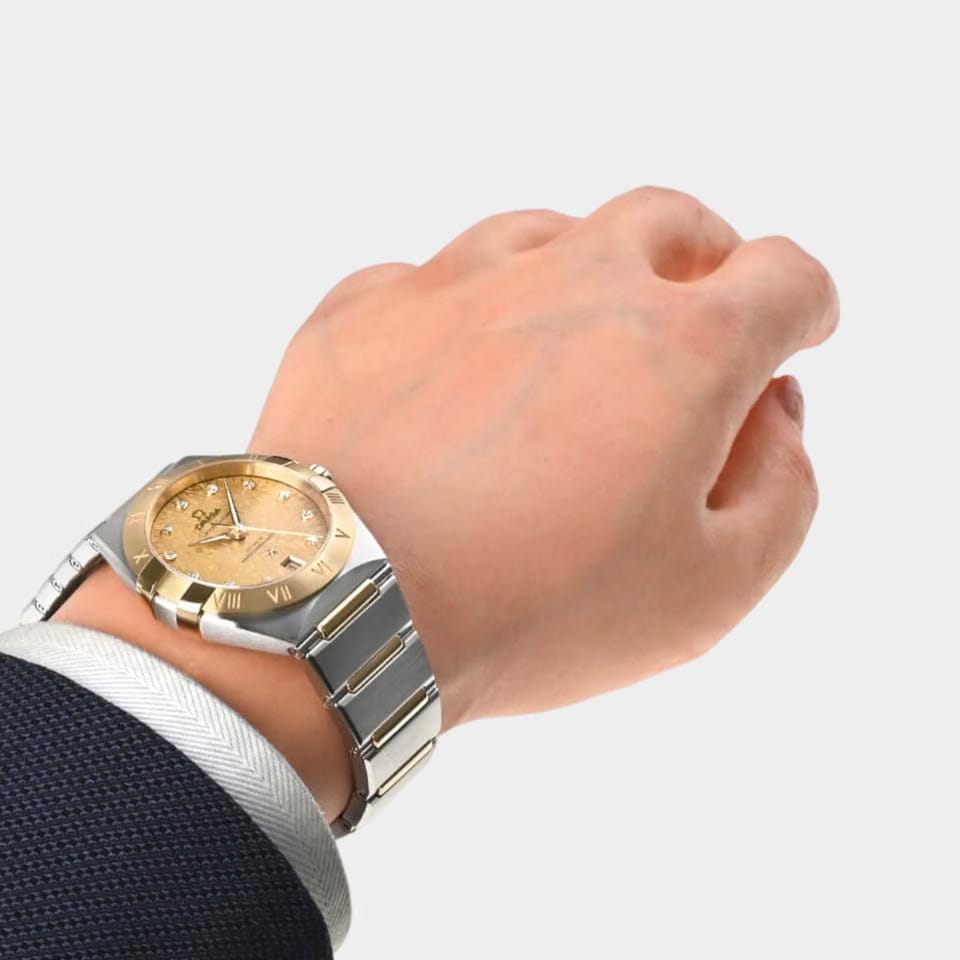 Omega Constellation Diamonds / Steel&Yellow gold / 36 mm / 131.20.36.20.58.001