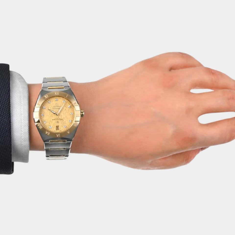 Omega Constellation Diamonds / Steel&Yellow gold / 36 mm / 131.20.36.20.58.001