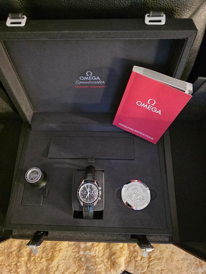 Omega Speedmaster Professional Moonwatch Fullset neu mit 4 ( Armbändern