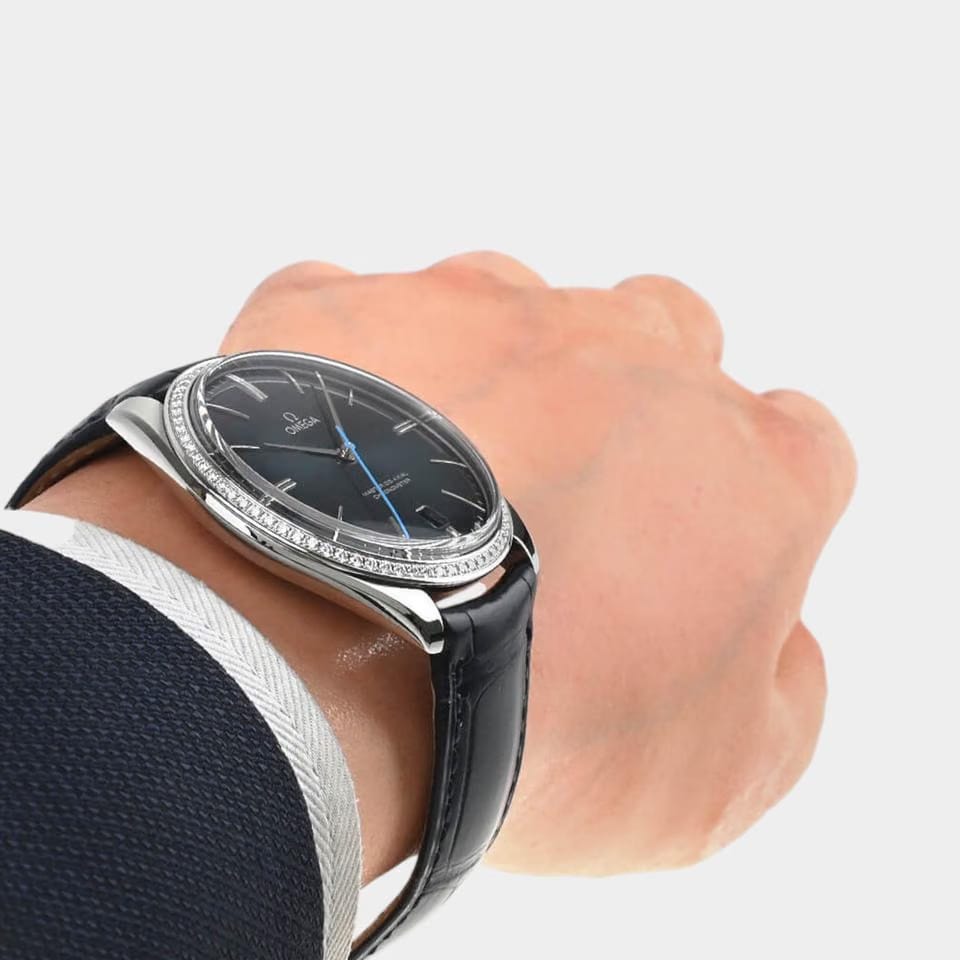 Omega De Ville Trésor Steel / 40 mm / Box&Papers / 432.18.40.21.03.001