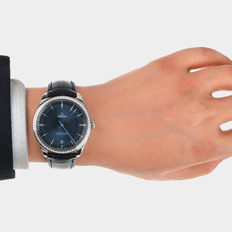 Omega De Ville Trésor Steel / 40 mm / Box&Papers / 432.18.40.21.03.001