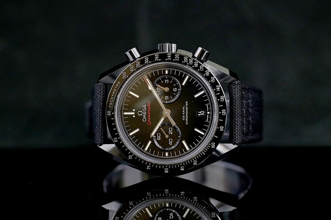 Omega Speedmaster311.92.44.51.01.007 Dark Side of the Moon Ceramic open caseback