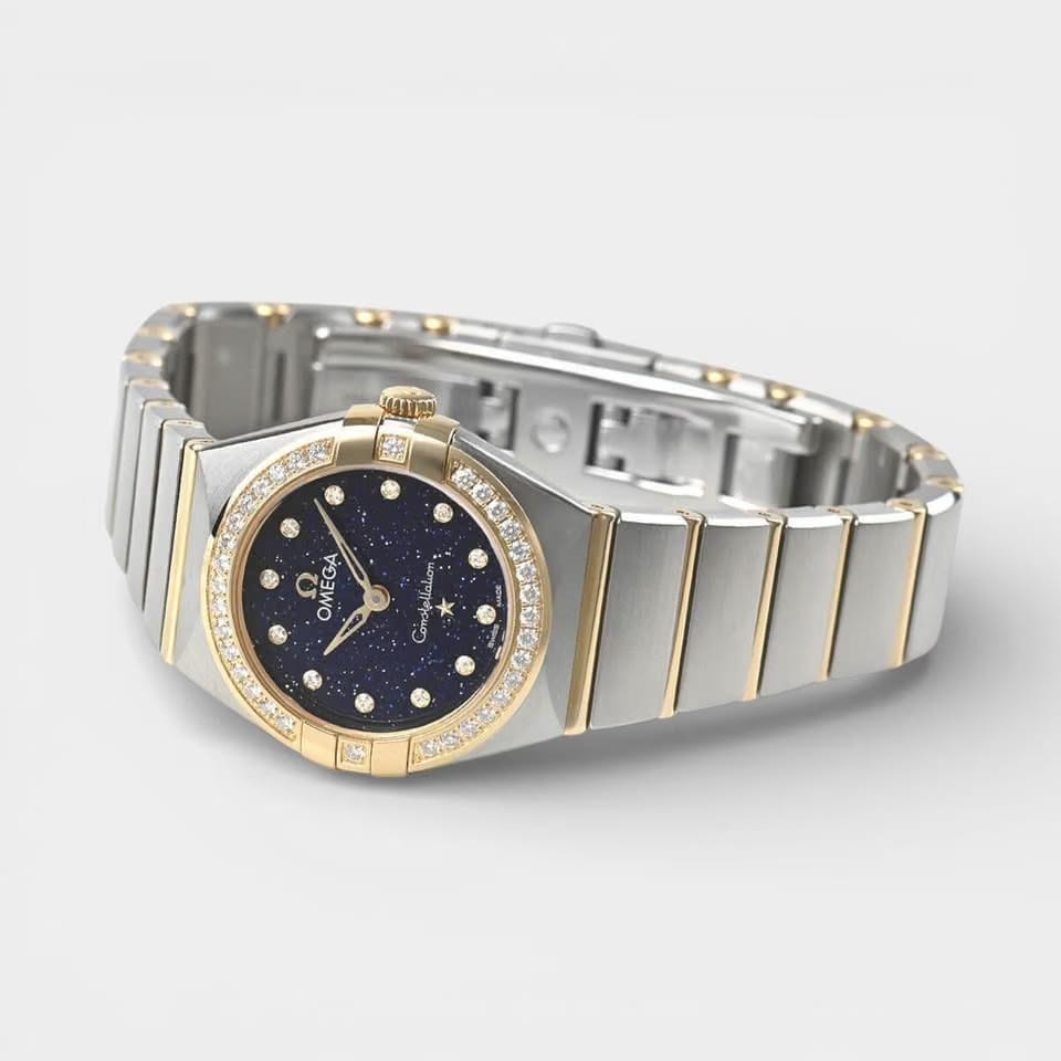 Omega Constellation Diamonds / Steel&Yellow gold / 25 mm / 131.25.25.60.53.001