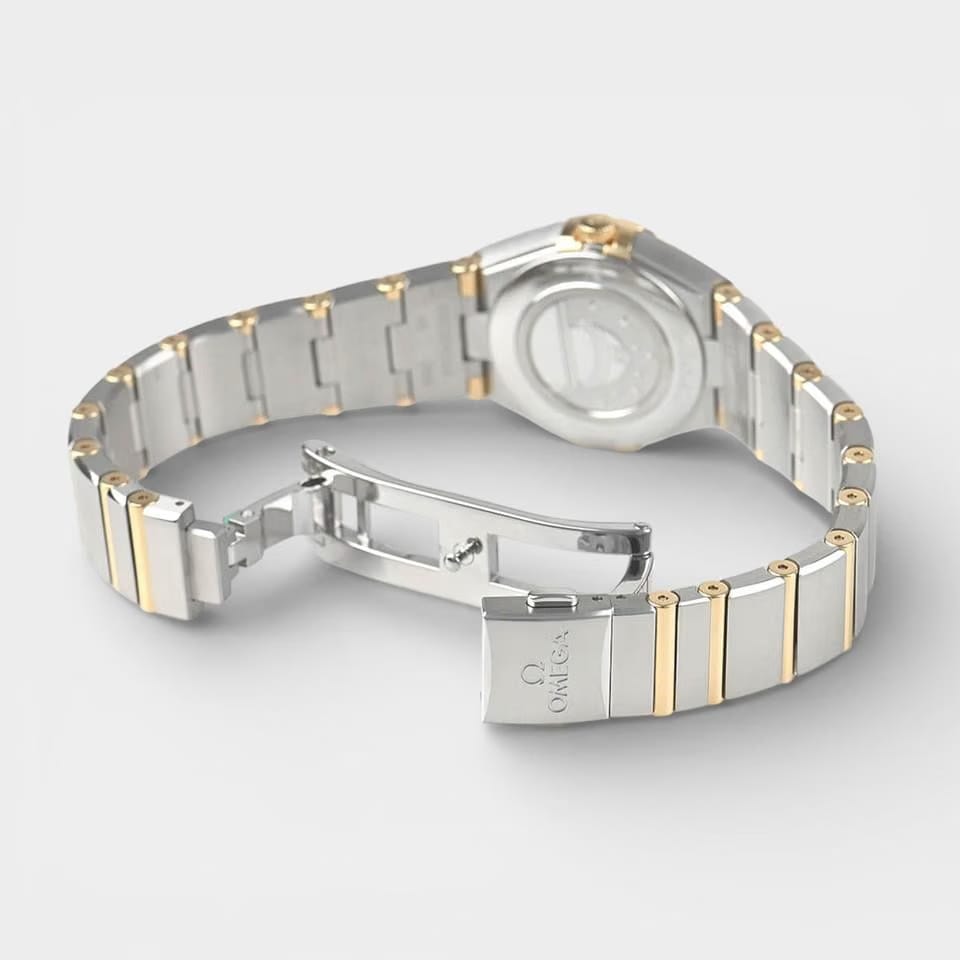 Omega Constellation Diamonds / Steel&Yellow gold / 25 mm / 131.25.25.60.53.001
