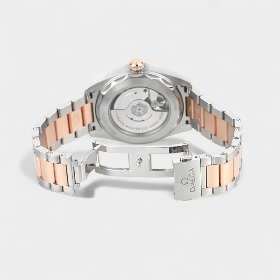 Omega Seamaster Aqua Terra150 M Co-Axial Master Chronometer / Diamond / Steel&Gold / 38 mm / 220.20.38.20.56.002