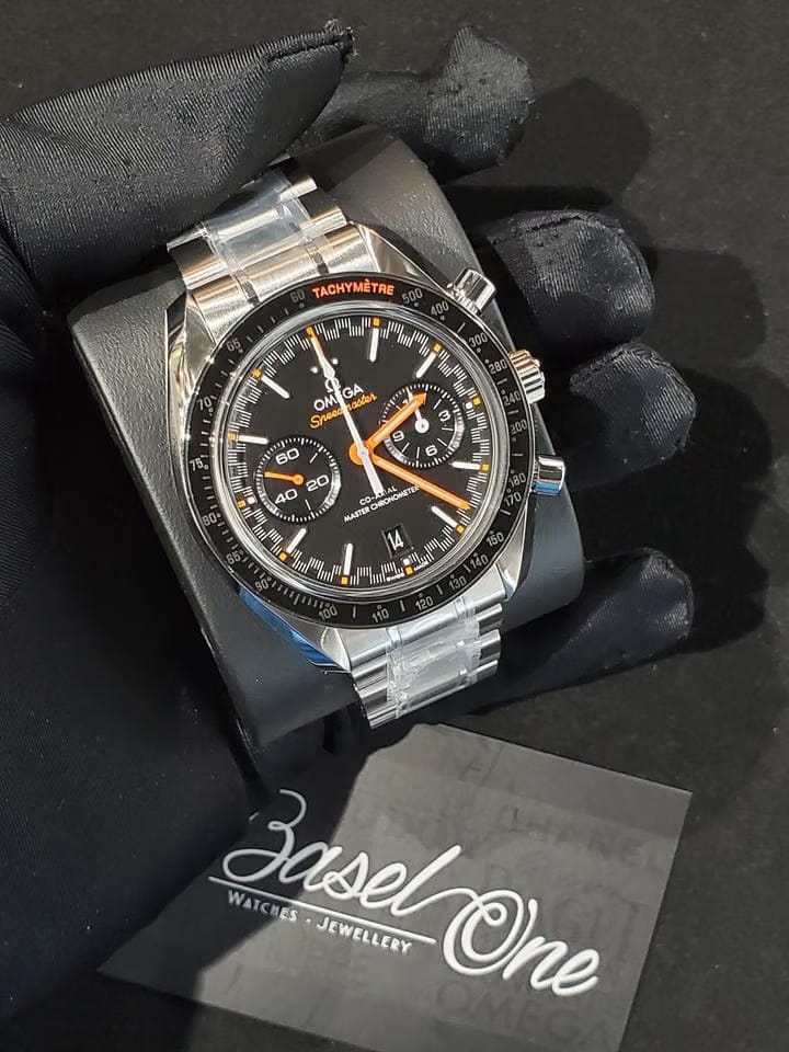Omega Speedmaster Racingbasel one Speedmaster Racing two counter orange steel panda 44mm international warranty