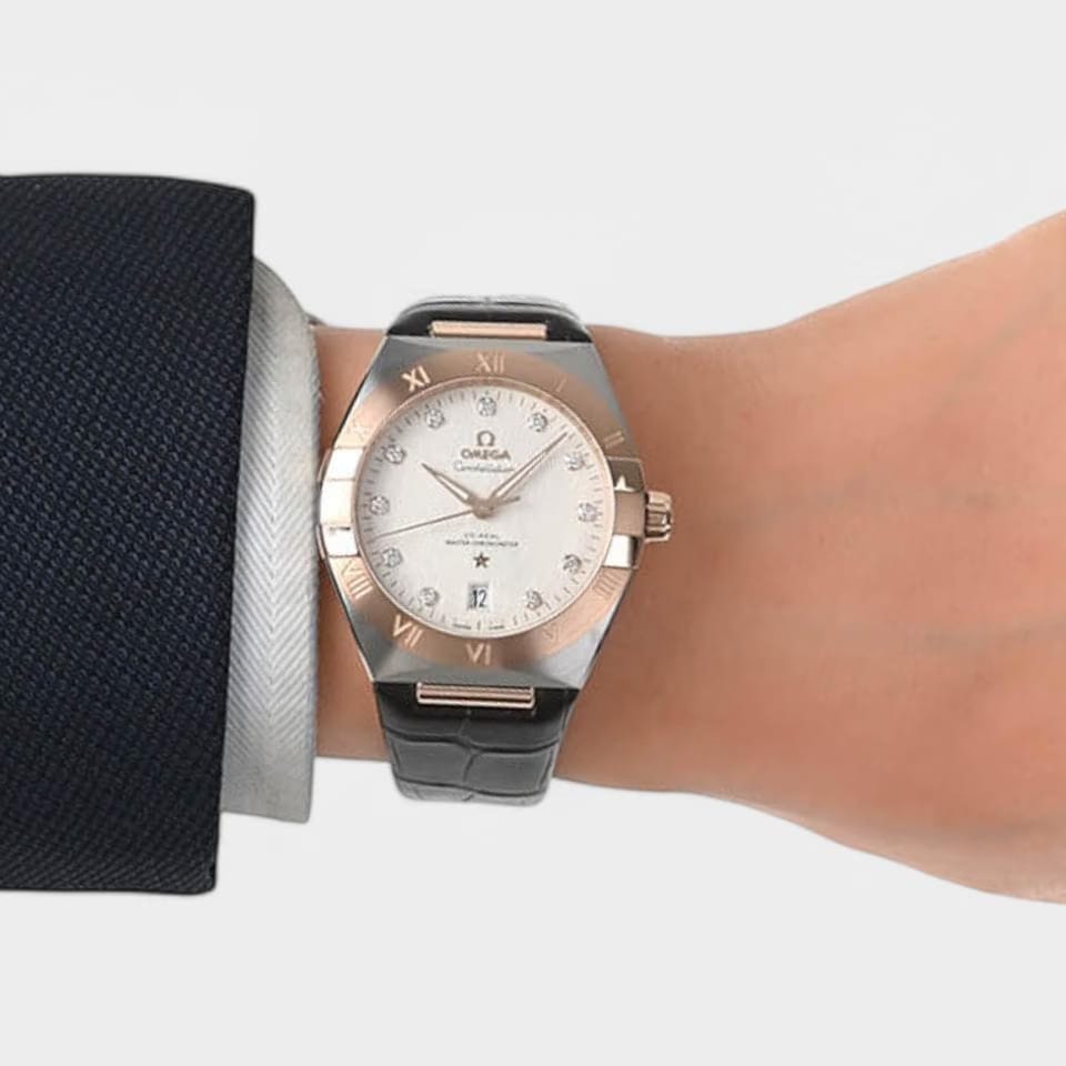 Omega Constellation Master Chronometer Diamond / Steel&Gold / 39mm Box&Papers 131.23.39.20.52.001