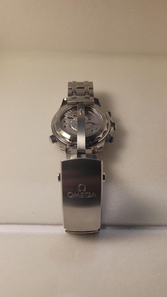 Omega Seamaster Diver 300 Mchronographe co axial master montre neuve set complet.