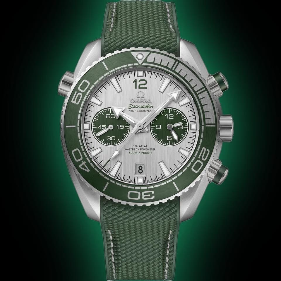 Omega Seamaster Planet Ocean Chronograph600m 45.5mm Grey dial 215.32.46.51.06.001 Rubber strap