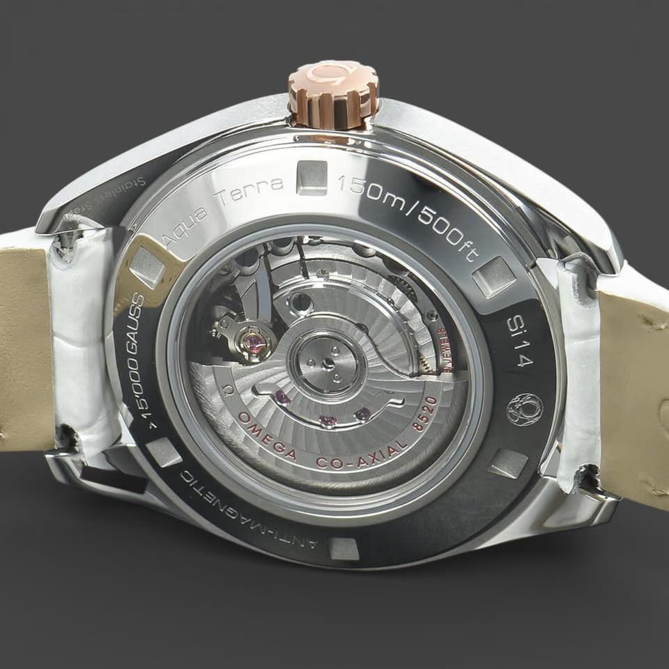 Omega Seamaster Aqua Terra Steel&Rose gold / 34 mm / Box&Papers / 231.28.34.20.55.003