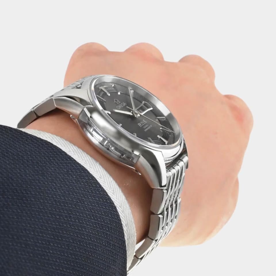 Omega De Ville Hour Vision Co-Axial Chronometer Annual Calendar Automatic / Steel / 41mm / Box&Papers / 431.30.41.22.06.001