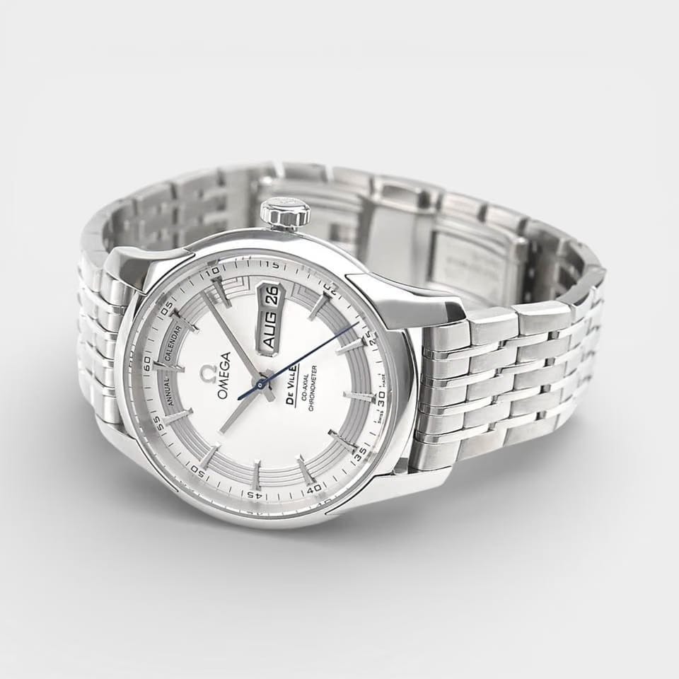 Omega De Ville Hour Vision Steel / 41 mm / Box&Papers / 431.30.41.22.02.001