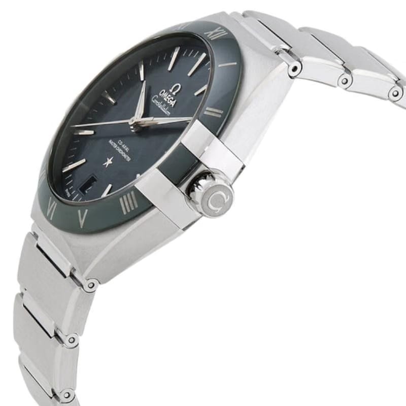 Omega Constellation Automatic Green Dial 41mm Stainless Steel 131.30.41.21.99.002 Transparent See Through Back