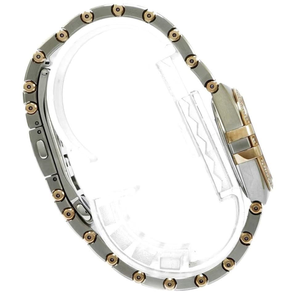Omega Constellation28mm Steel & Sedna Gold Diamonds Unworn - Inventory 7425