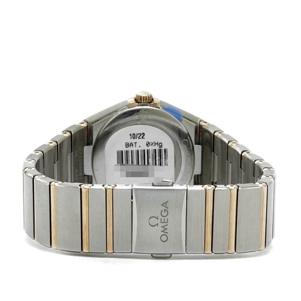 Omega Constellation28mm Steel & Sedna Gold Diamonds Unworn - Inventory 7425