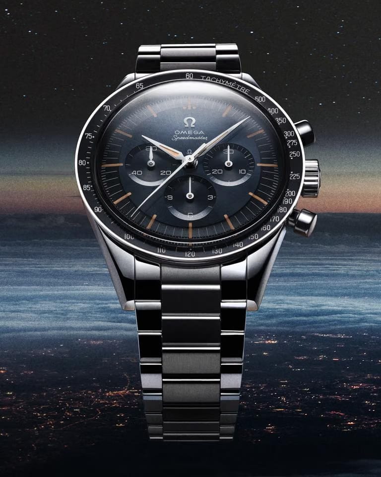 Omega Speedmaster Unworn 2026 Omega Speedmaster First in Space 39.7mm Blue‑Grey 310.30.40.50.06.001