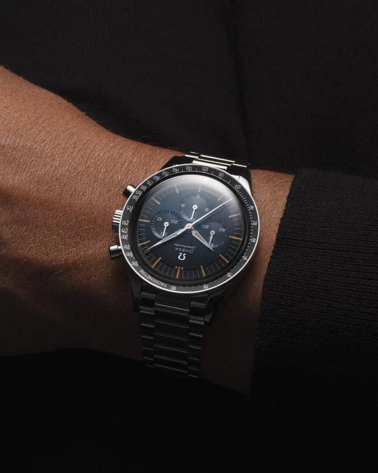 Omega Speedmaster Unworn 2026 Omega Speedmaster First in Space 39.7mm Blue‑Grey 310.30.40.50.06.001