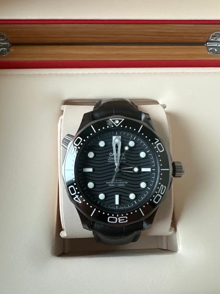 Omega Seamaster Diver 300 MTitanium/Black Ceramic Co-Axial Master Chronometer