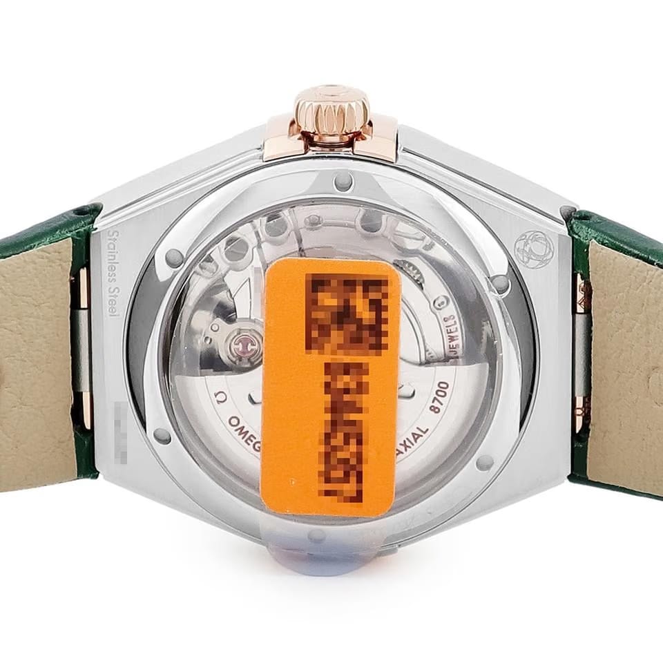 Omega Constellation Watches 131.23.29.20.99.001 Constellation , unused K18 RG x Stainless Steel combination diamond green