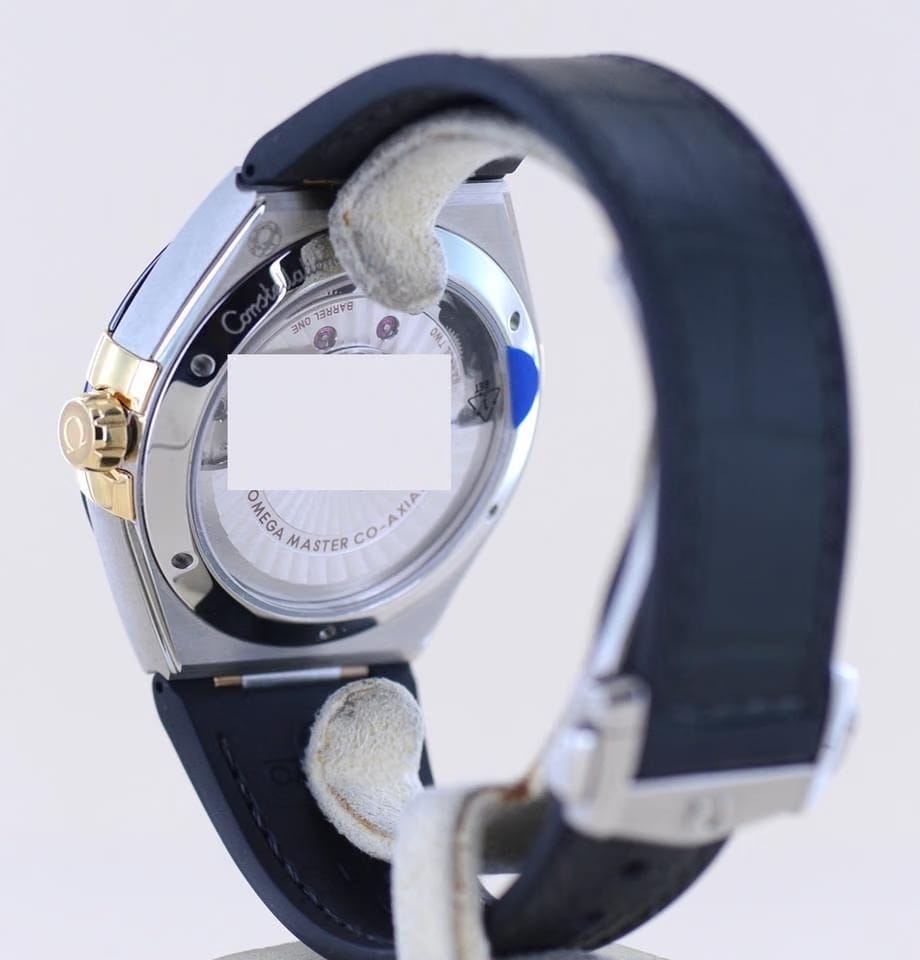 Omega Constellation41mm Black Gold Ceramic Green Dial Chronometer B+P