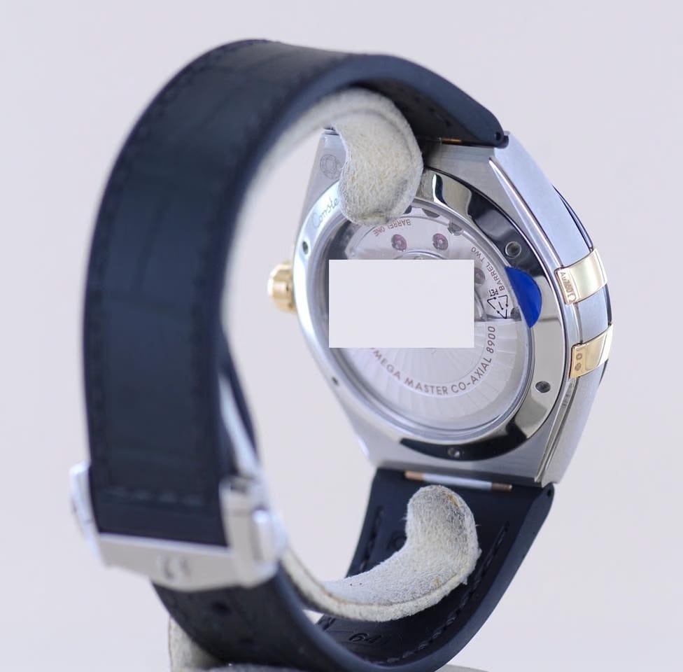 Omega Constellation41mm Black Gold Ceramic Green Dial Chronometer B+P