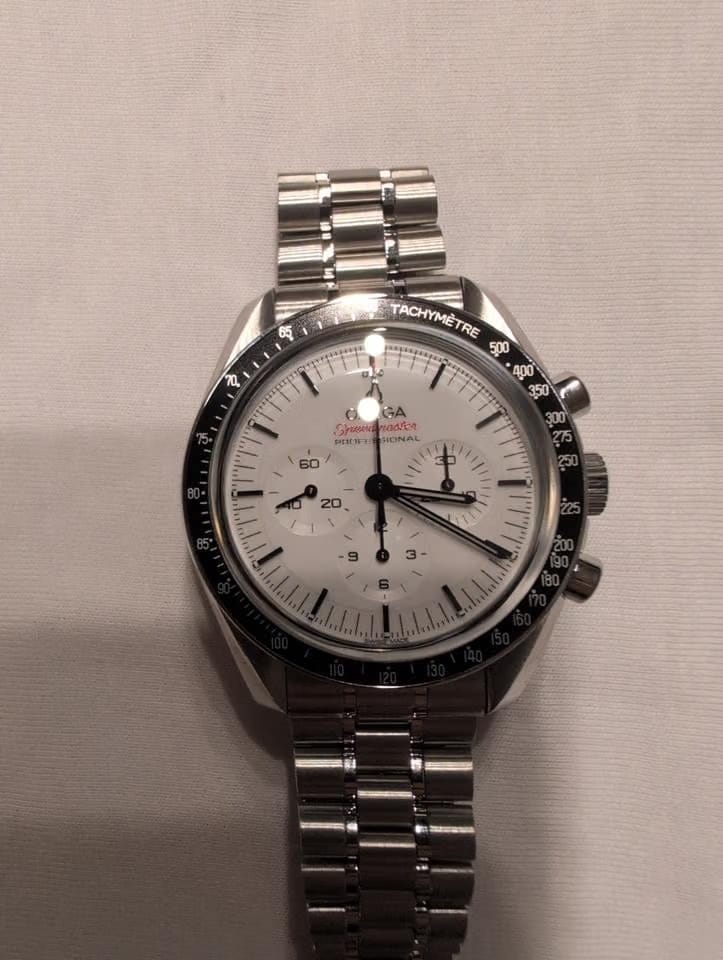 Omega Speedmaster Professional Moonwatch White
