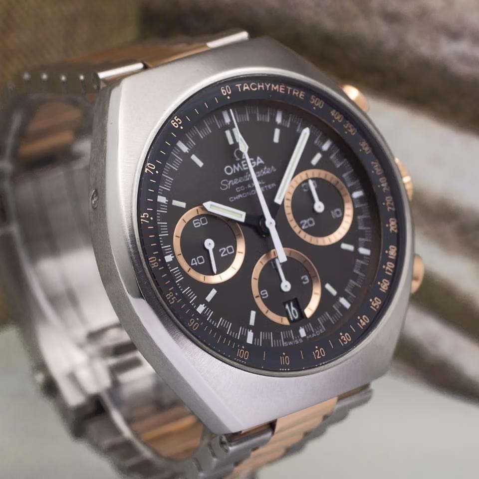 Omega Speedmaster Mark IIin Steel & Sedna Gold