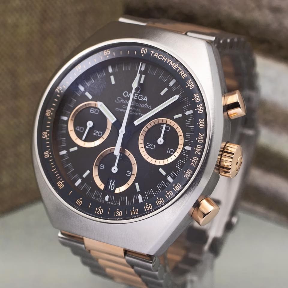 Omega Speedmaster Mark IIin Steel & Sedna Gold