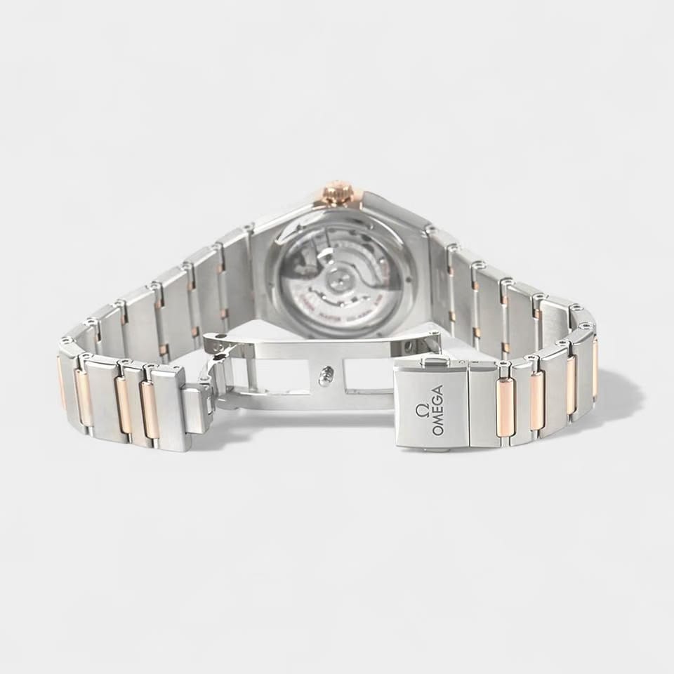 Omega Constellation Steel&Rose gold / 29 mm / Box&Papers / 131.20.29.20.63.001