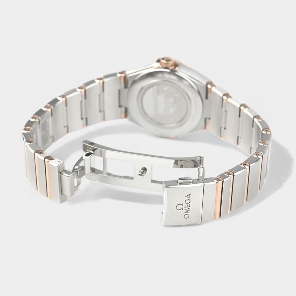 Omega Constellation Quartz Manhattan Quartz / Diamonds / Steel&Rose gold / 28 mm / 131.25.28.60.52.001