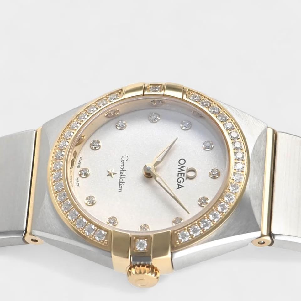 Omega Constellation Diamond / Steel&Gold / 28 Box&Papers 131.25.28.60.52.002