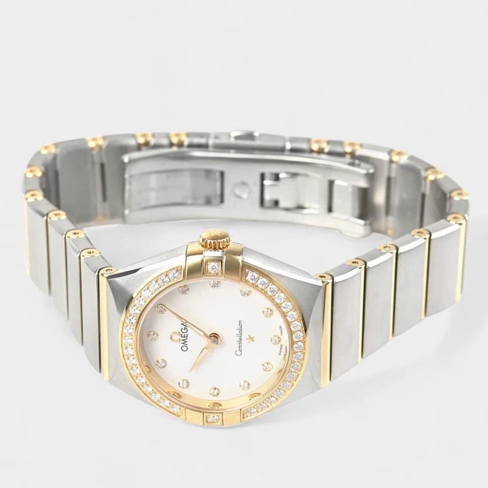 Omega Constellation Diamond / Steel&Gold / 28 Box&Papers 131.25.28.60.52.002