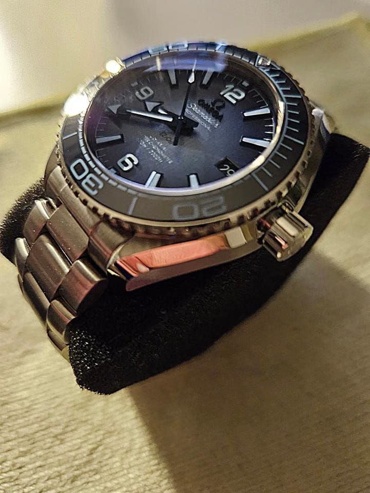 Omega Seamaster Planet Ocean600m Co-axial Master Summer Blue Full Set-2023-ungetragen-5 Jahre Garantie gemäß Omega