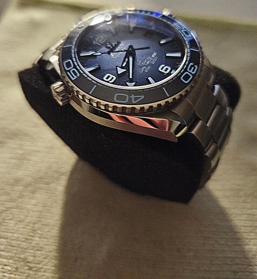 Omega Seamaster Planet Ocean600m Co-axial Master Summer Blue Full Set-2023-ungetragen-5 Jahre Garantie gemäß Omega