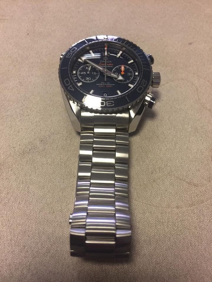 Omega Seamaster Planet Ocean Chronograph600m 45.5 mm otomatik saat 215.30.46.51.03.001