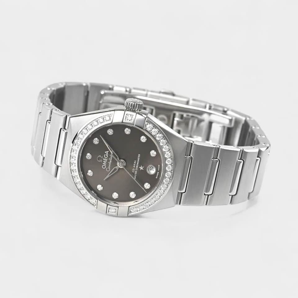 Omega Constellation Co-axial Master Chronometer Diamond / Steel / 29 mm / Box&Papers / 131.15.29.20.56.001