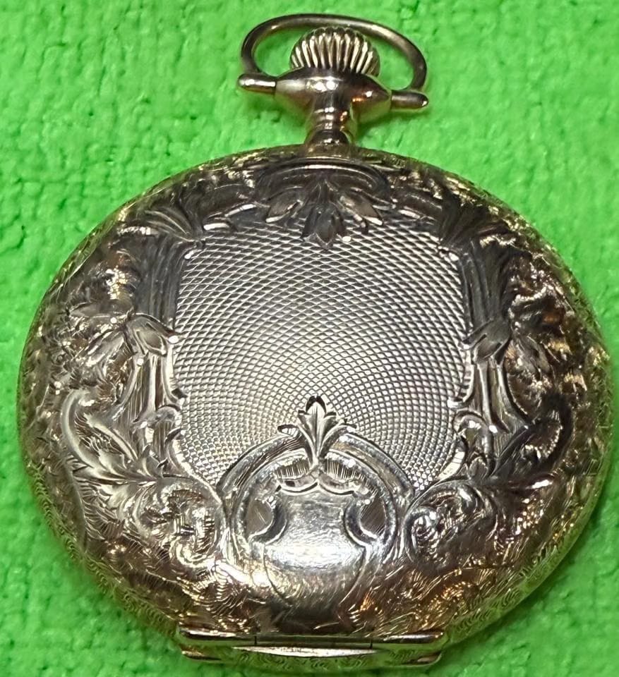 Omega Pocket Watch2137601 Stunning Mint Working 1902 Omega 14 K Solid Gold Pocket Watch