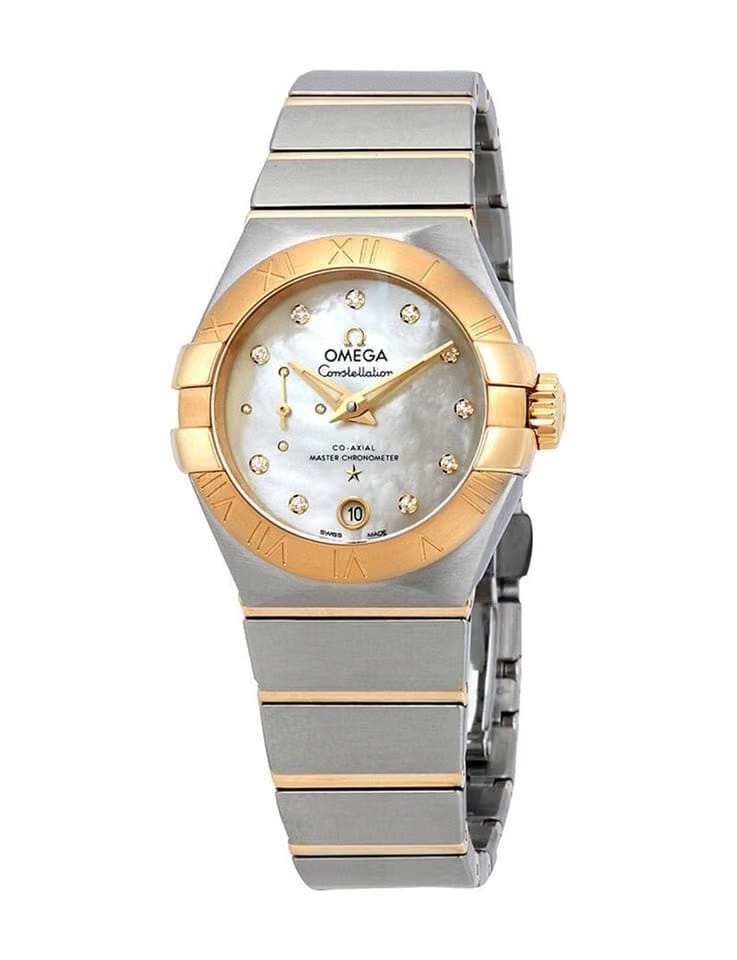 Omega Constellation Petite Seconde27 mm otomatik saat 127.20.27.20.55.002