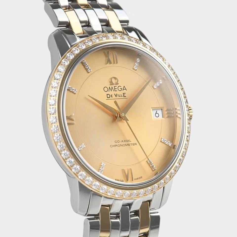 Omega De Ville Prestige Steel&Yellow gold / 36.8 mm / 424.25.37.20.58.001