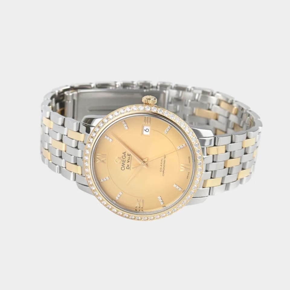 Omega De Ville Prestige Steel&Yellow gold / 36.8 mm / 424.25.37.20.58.001