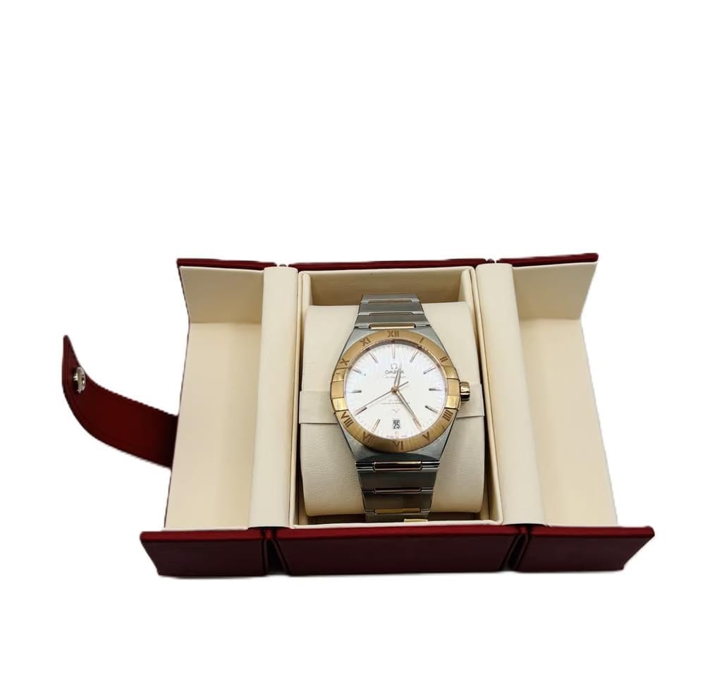 Omega Constellation NEW-STEEL/SEDNA GOLD - FULL SET 39mm - 131.20.39.20.02.001