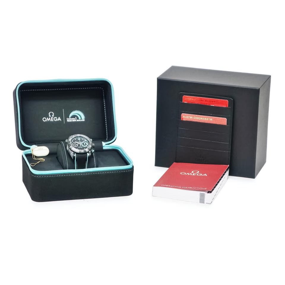 Omega Seamaster Planet Ocean Chronograph Watches 215.92.46.51.01.003 Seamaster Planet Ocean 600 M ETNZ , unused black date