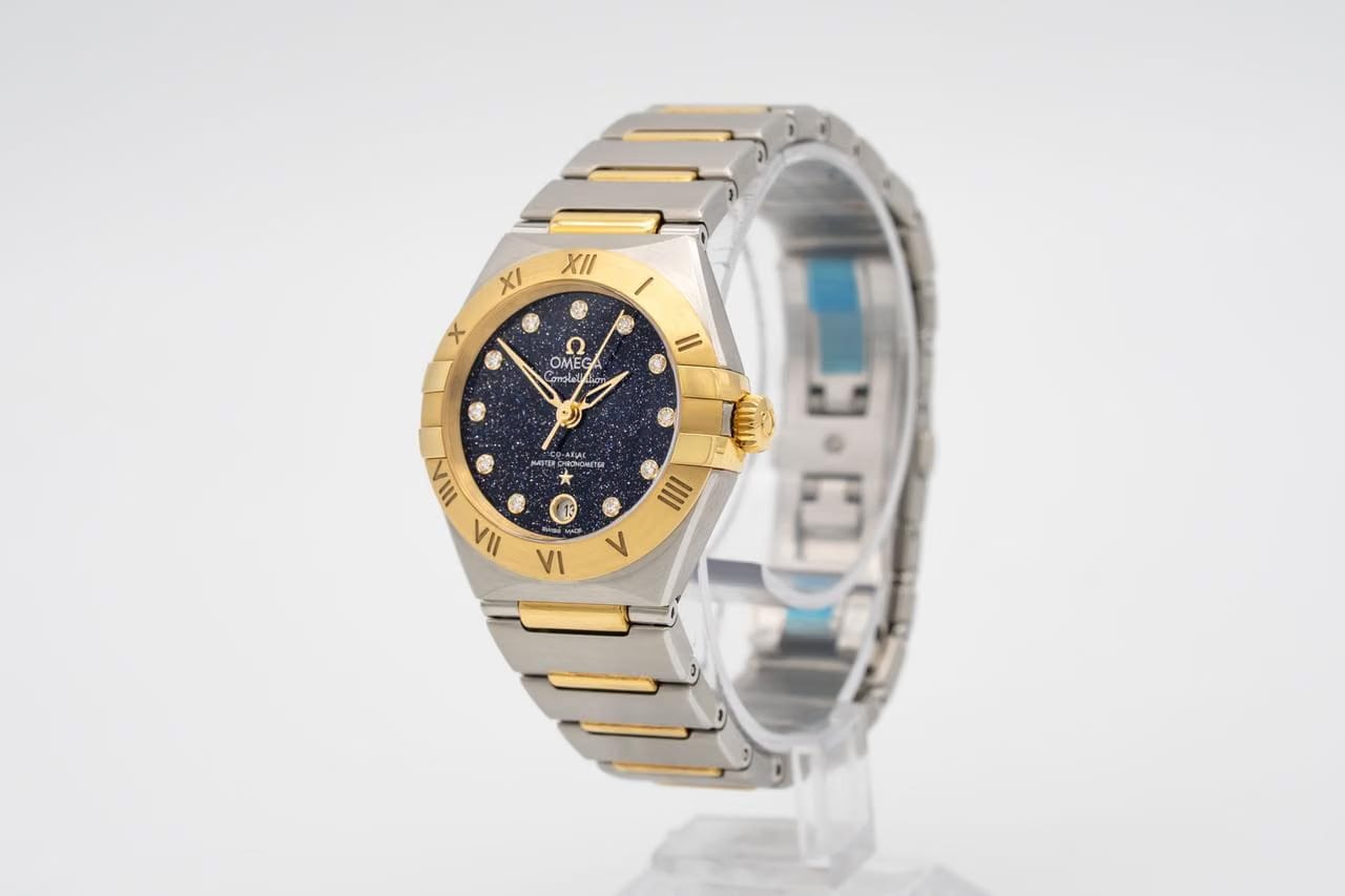 Omega Constellation UNWORN Stardust Dial Stahl Gelbgold 750 Automatik 29mm