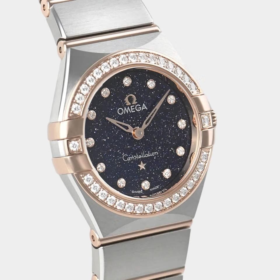 Omega Constellation Quartz Diamonds / Steel&Sedna gold / 25 mm / 131.25.25.60.53.002