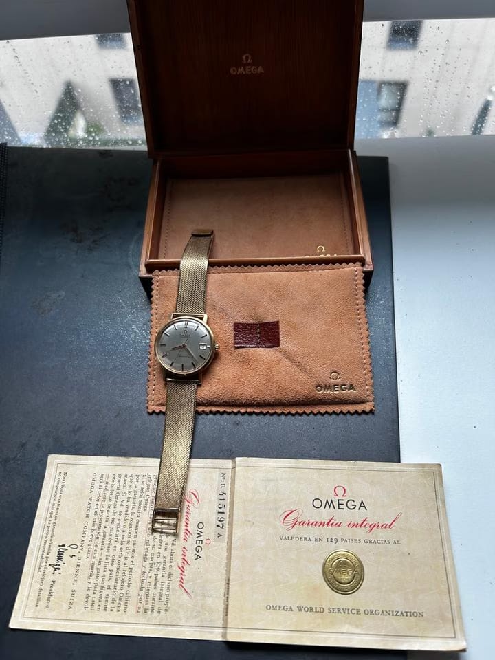 Omega Seamaster De Ville De Ville OMEGA SEAMASTER DE VILLE AUTOMÁTICO ORO DOCU. Y CAJA