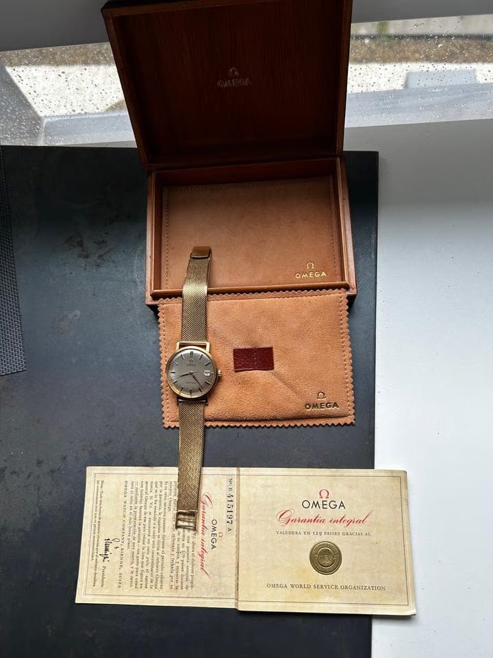 Omega Seamaster De Ville De Ville OMEGA SEAMASTER DE VILLE AUTOMÁTICO ORO DOCU. Y CAJA