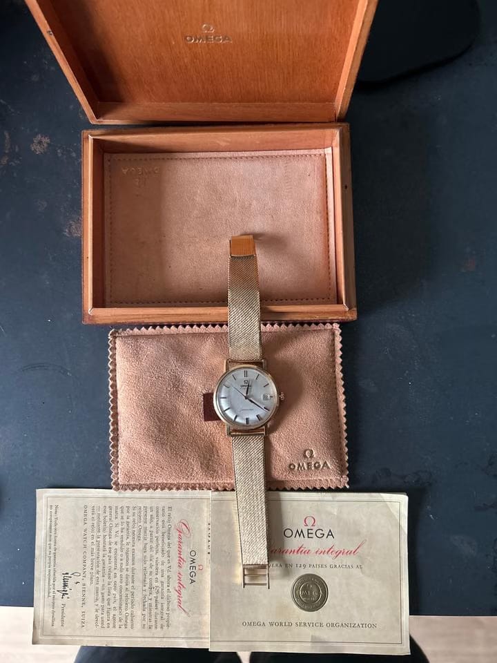Omega Seamaster De Ville De Ville OMEGA SEAMASTER DE VILLE AUTOMÁTICO ORO DOCU. Y CAJA
