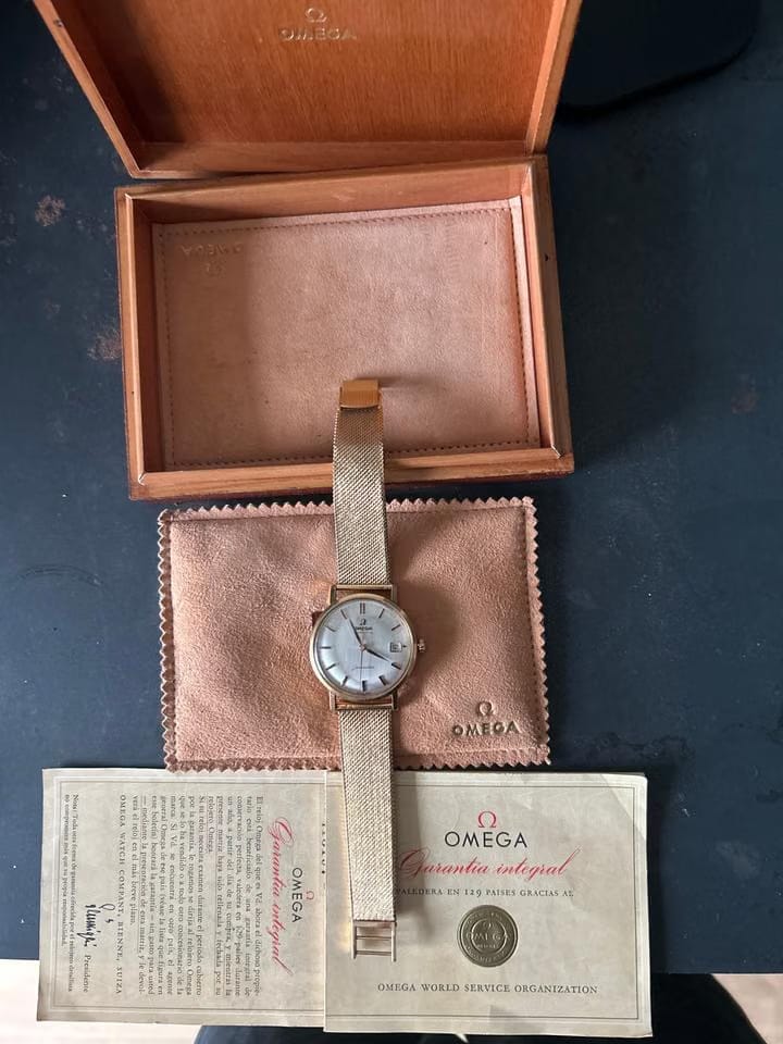 Omega Seamaster De Ville De Ville OMEGA SEAMASTER DE VILLE AUTOMÁTICO ORO DOCU. Y CAJA