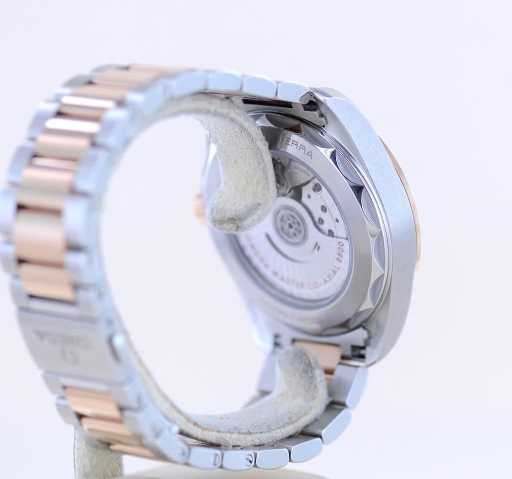 Omega Seamaster Aqua Terra150 M Stahl Sedna 38 mm grey dial Roségold new B+P